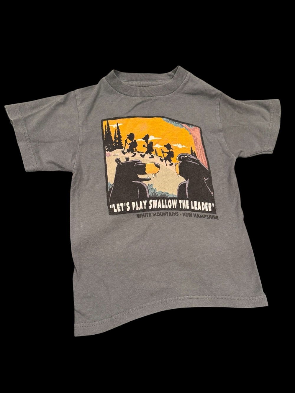 Toddler “Let's Play Swallow The Leader” The White Mountains, NH Graphic Tee